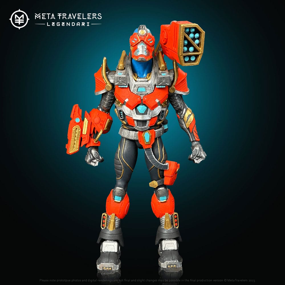 🧪 LAB | SU ORDINAZIONE Legendari Actionfigur 1/10 Nekzus 18 cm