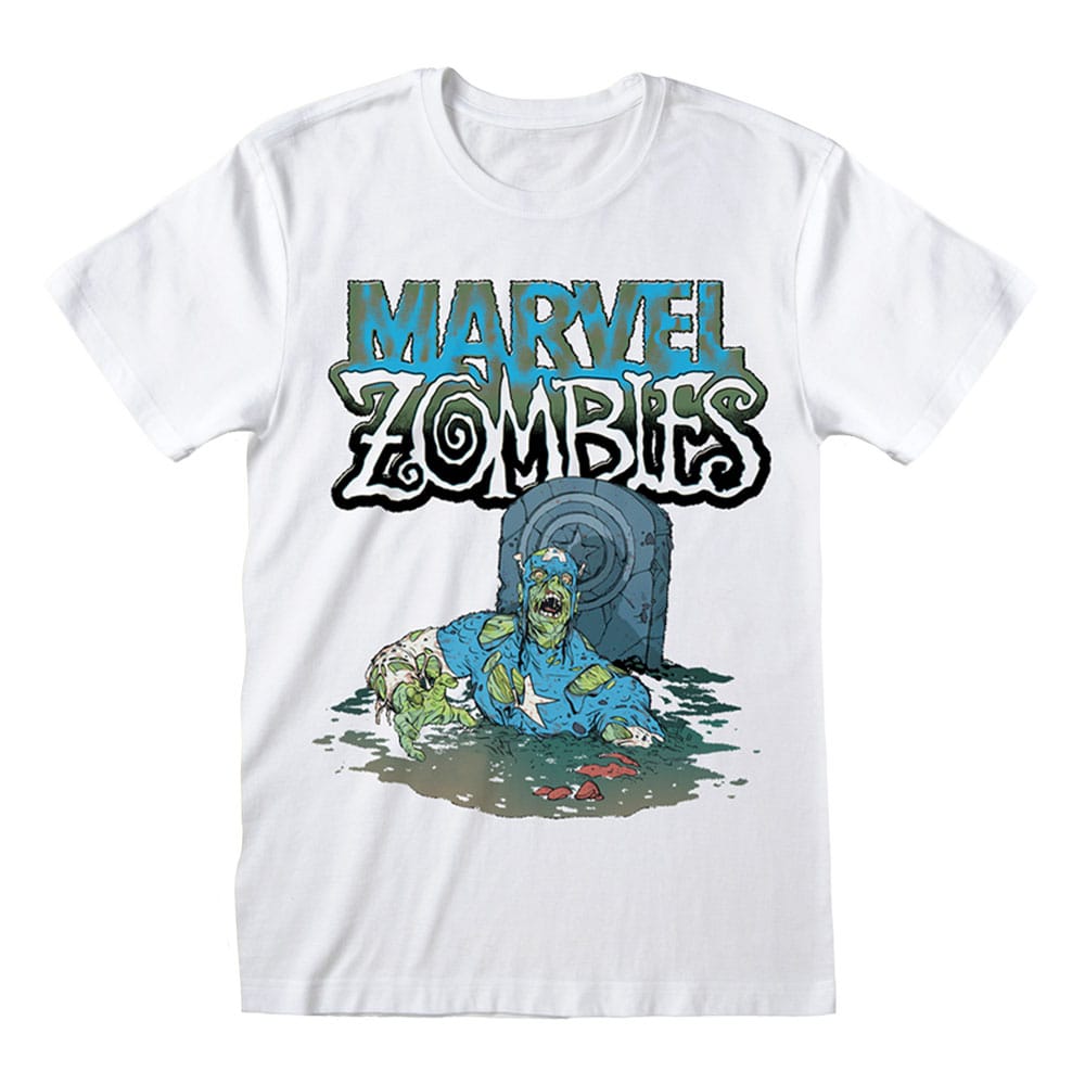 SU ORDINAZIONE Marvel  T-Shirt Zombie Cap Size M *PREZZO SPECIALE*