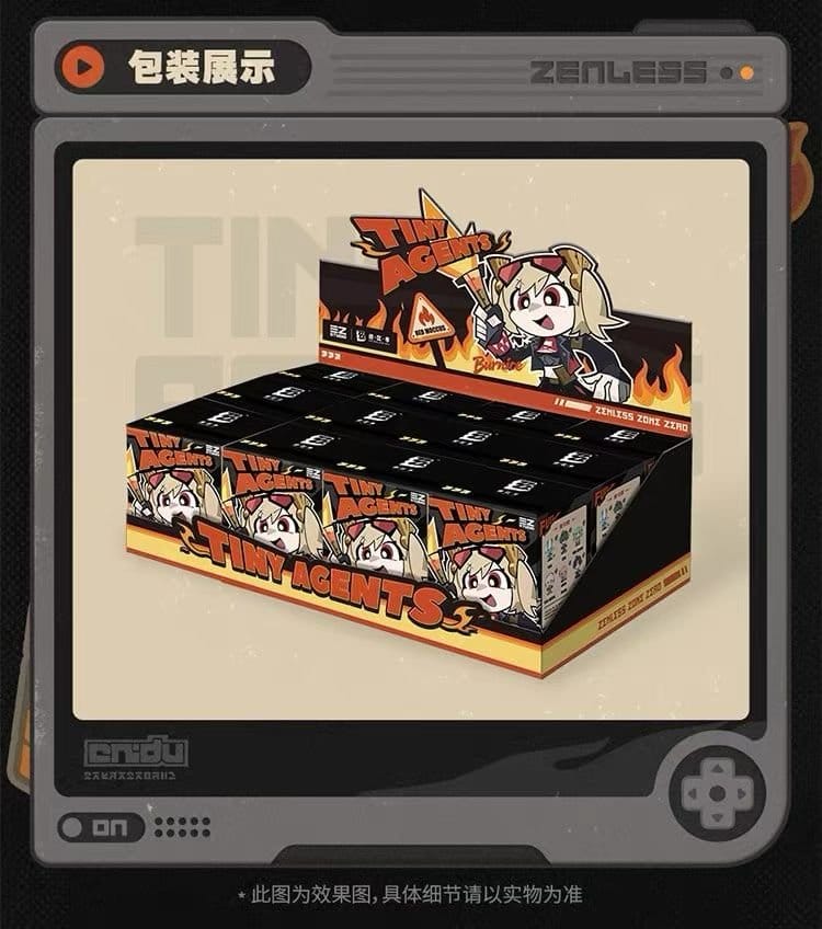 PREORDINE+ 05/2027 Zenless Zone Zero PVC Mini Figures Tiny Agents 8-10 cm Blind Box Display (12)