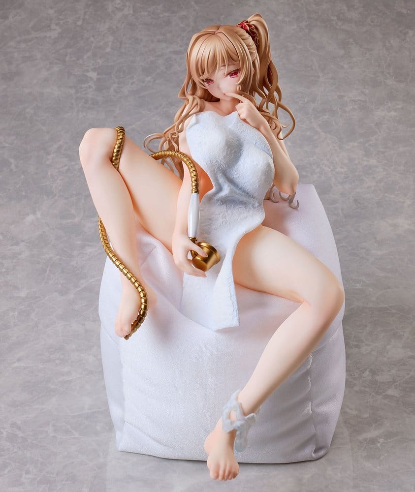 PREORDINE+ 05/2027 (NON CANCELLABILE) Original Character PVC Figure Girl in the Bath [Cushion Ver.] Illustration by Ponzu 26 cm (N)