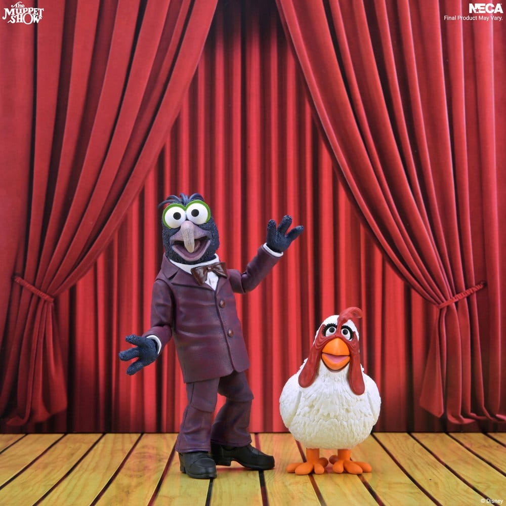 🧪 LAB | PREORDINE+ 06/2027 The Muppets Ultimate Action Figure Gonzo with Camilla 18 cm