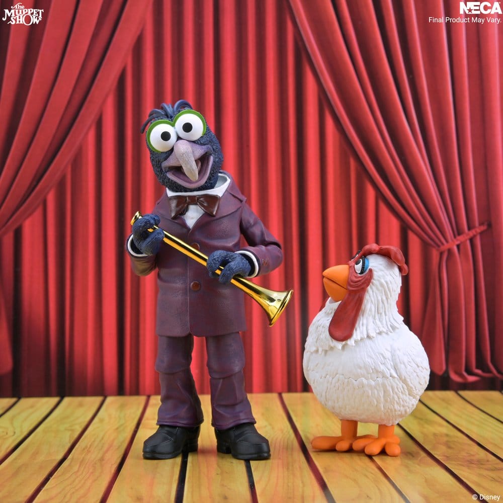 🧪 LAB | PREORDINE+ 06/2027 The Muppets Ultimate Action Figure Gonzo with Camilla 18 cm