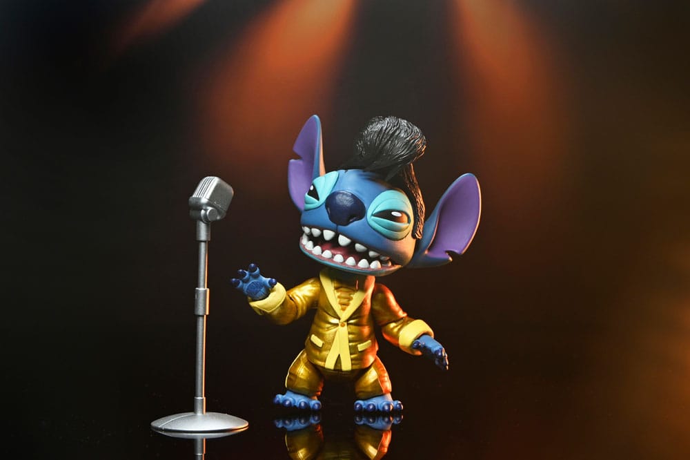 🧪 LAB | SU ORDINAZIONE Lilo & Stitch Action Figure Ultimate Gold Suit Elvis Stitch 18 cm