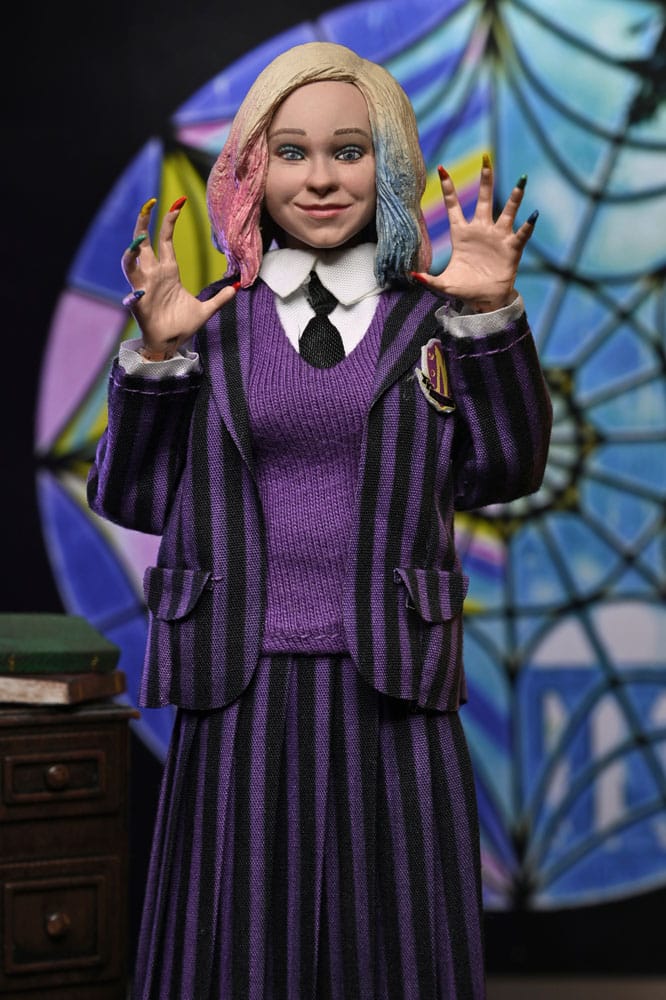 🧪 LAB | SU ORDINAZIONE Wednesday Action Figures 2 Pack Wednesday Addams (Nevermore Uniform) and Enid 20 cm
