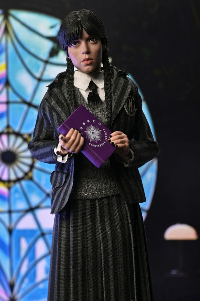 🧪 LAB | SU ORDINAZIONE Wednesday Action Figures 2 Pack Wednesday Addams (Nevermore Uniform) and Enid 20 cm