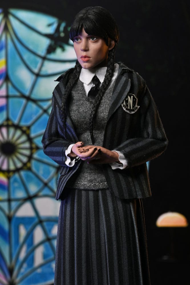 🧪 LAB | SU ORDINAZIONE Wednesday Action Figures 2 Pack Wednesday Addams (Nevermore Uniform) and Enid 20 cm