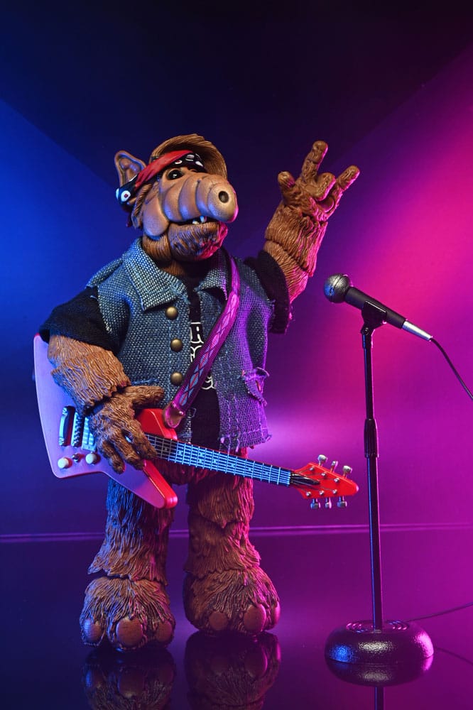 TO ORDER Alf Action Figure Ultimate Born to Rock Alf 15 cm SOLD OUT