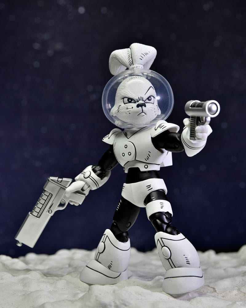 AUF BESTELLUNG HERGESTELLT Usagi Yojimbo Actionfigur Space Usagi Yojimbo Schwarz-Weiß-Figur 18 cm *SONDERPREIS*