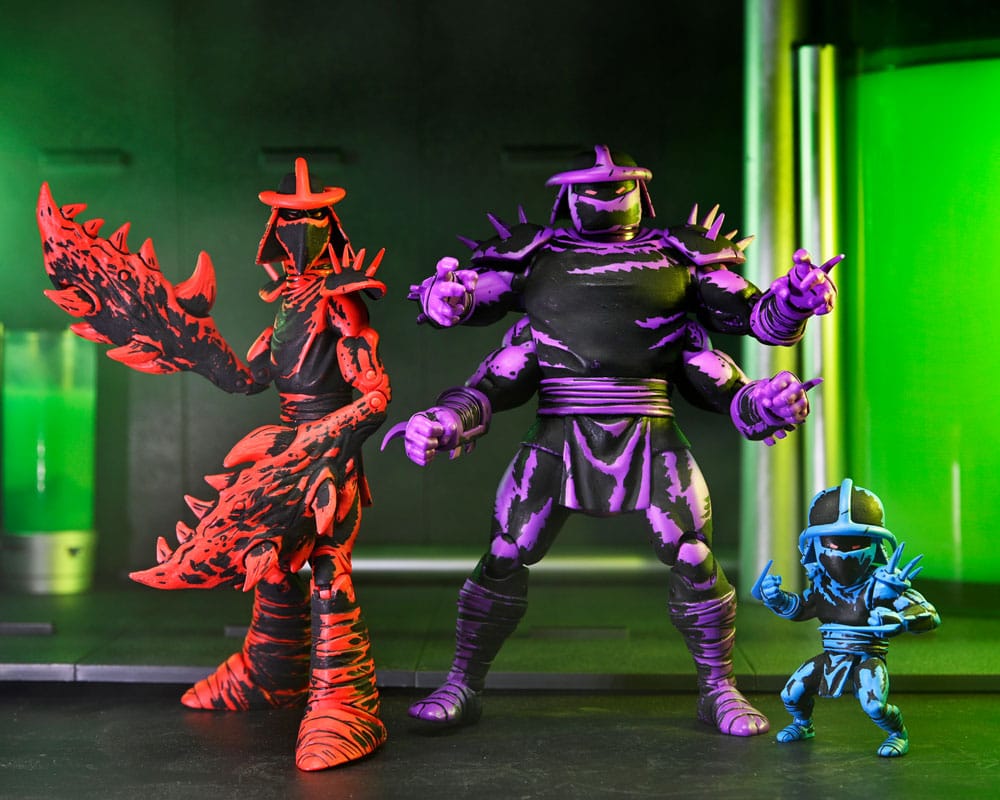 AUF BESTELLUNG Teenage Mutant Ninja Turtles (Mirage Comics) Actionfiguren Shredder Clones Box Set 18 cm *SONDERPREIS*