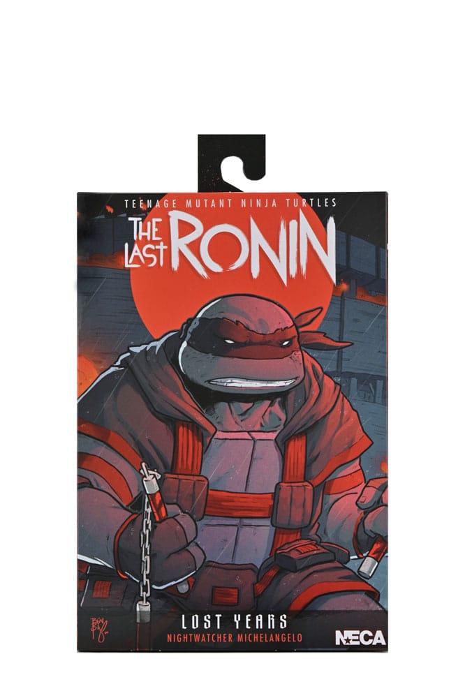 🧪 LAB | SU ORDINAZIONE Teenage Mutant Ninja Turtles (The Last Ronin The Lost Years) Action Figure Michelangelo Nightwatcher 18 cm 
