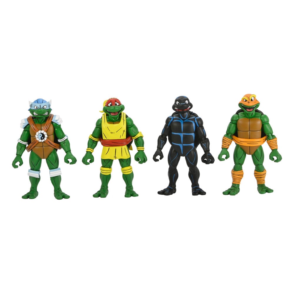 SU ORDINAZIONE Teenage Mutant Ninja Turtles (Archie Comics) Action Figures 4-Pack Stump Wrestling Turtles 18 cm