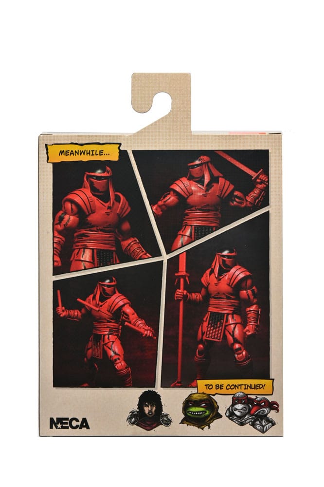 🧪 LAB | SU ORDINAZIONE Teenage Mutant Ninja Turtles (Mirage Comics) Action Figure Red and Black Foot Enforcer 18 cm