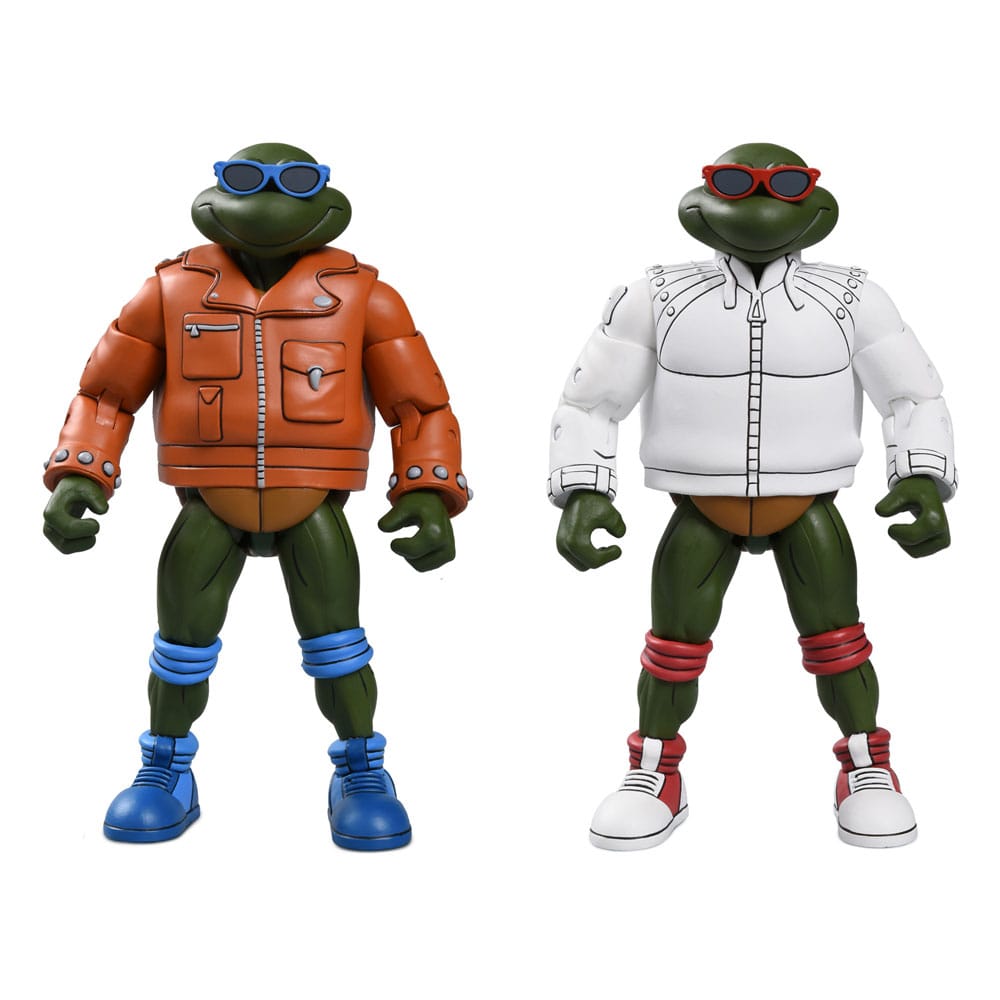 🧪 LAB | SU ORDINAZIONE Teenage Mutant Ninja Turtles (Cartoon) Action Figure Punk Leo and Punk Raph 2 Pack 18 cm        