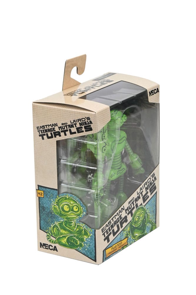 🧪 LAB | SU ORDINAZIONE Teenage Mutant Ninja Turtles (Mirage Comics) Action Figure Transmat Fugitoid GID 18 cm
