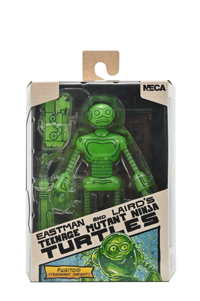 🧪 LAB | SU ORDINAZIONE Teenage Mutant Ninja Turtles (Mirage Comics) Action Figure Transmat Fugitoid GID 18 cm