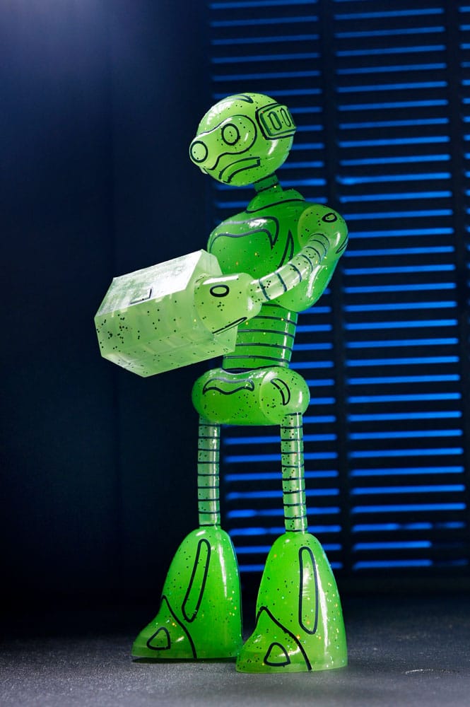 🧪 LAB | SU ORDINAZIONE Teenage Mutant Ninja Turtles (Mirage Comics) Action Figure Transmat Fugitoid GID 18 cm