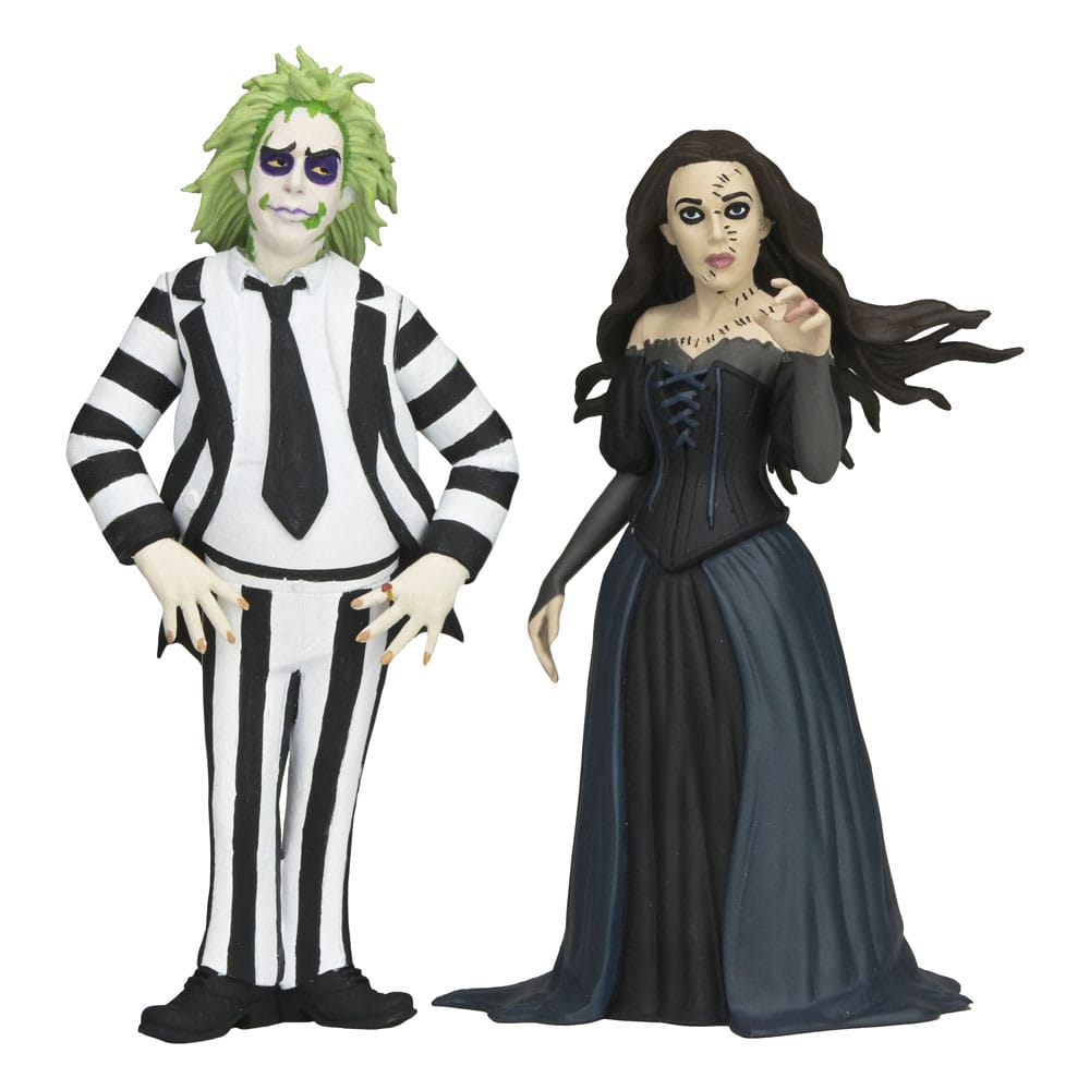 SU ORDINAZIONE Beetlejuice Beetlejuice Toony Terrors Action Figure 2-Pack Beetlejuice & Delores 15 cm