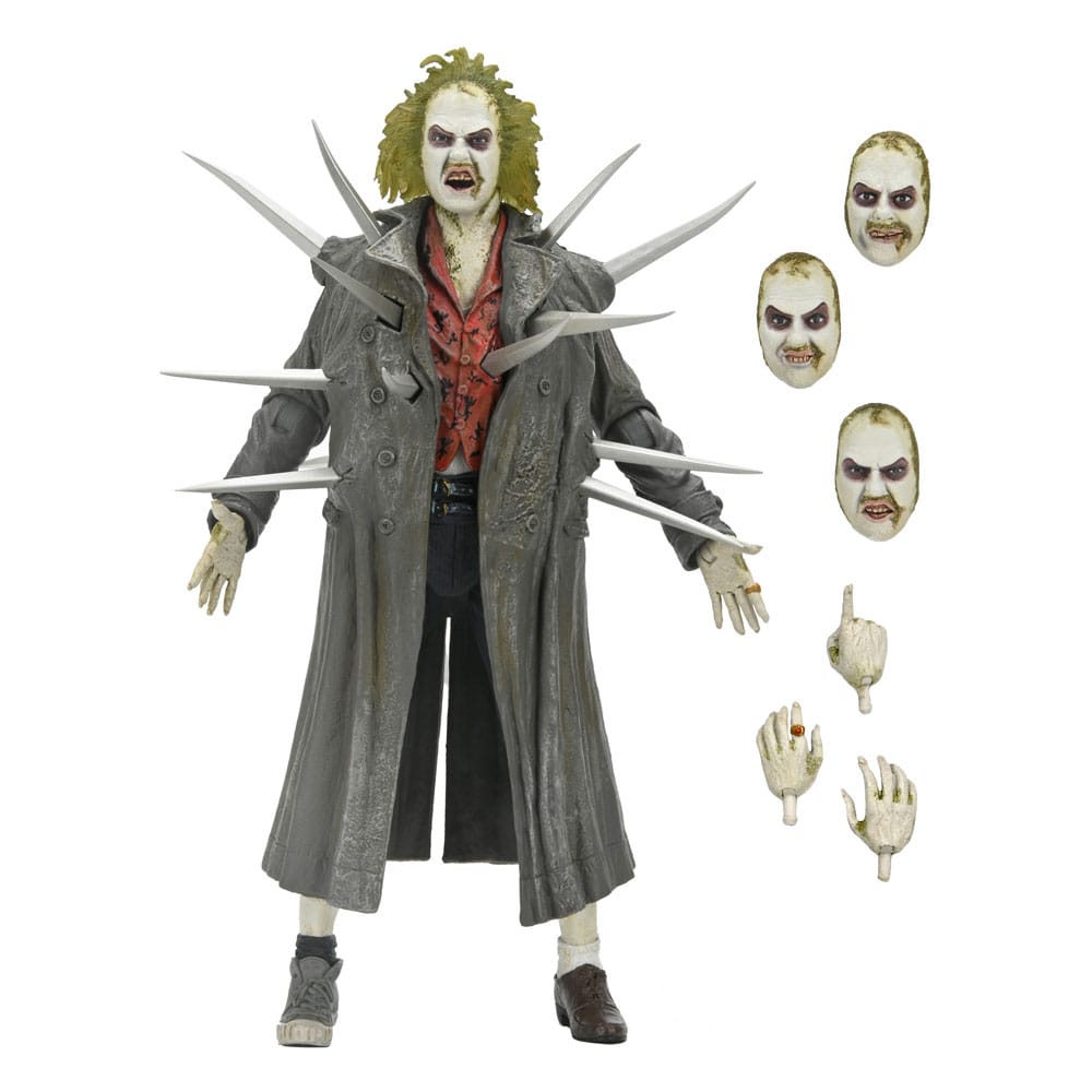 🧪 LAB | SU ORDINAZIONE Beetlejuice (1988) Diorama Trenchcoat with Spikes Inferno Room Deluxe Set 