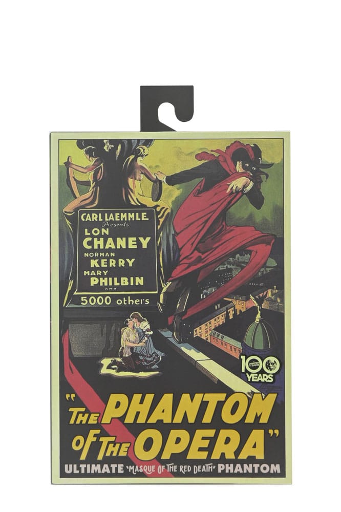 🧪 LAB | SU ORDINAZIONE The Phantom of the Opera (1925) Action Figure Phantom of the Opera "Masque of the Red Death" 18 cm