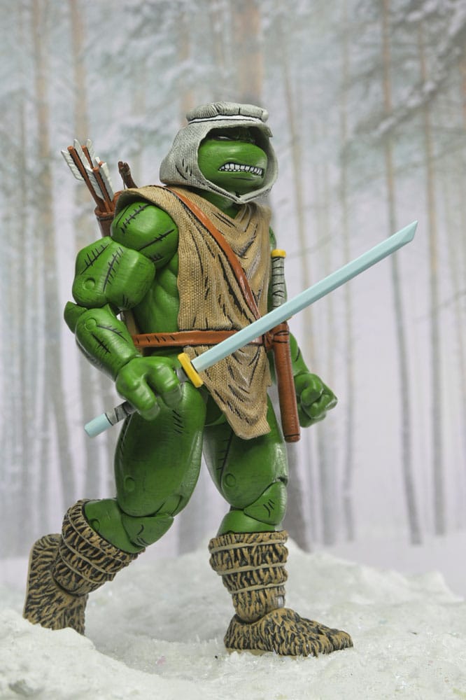 🧪 LAB | SU ORDINAZIONE Teenage Mutant Ninja Turtles Action Figure Hunter Leo 18 cm