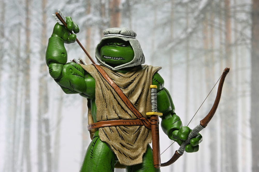 🧪 LAB | SU ORDINAZIONE Teenage Mutant Ninja Turtles Action Figure Hunter Leo 18 cm