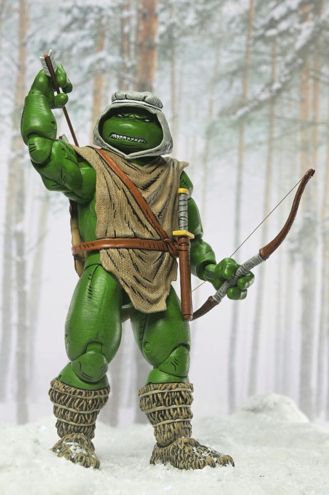 🧪 LAB | SU ORDINAZIONE Teenage Mutant Ninja Turtles Action Figure Hunter Leo 18 cm