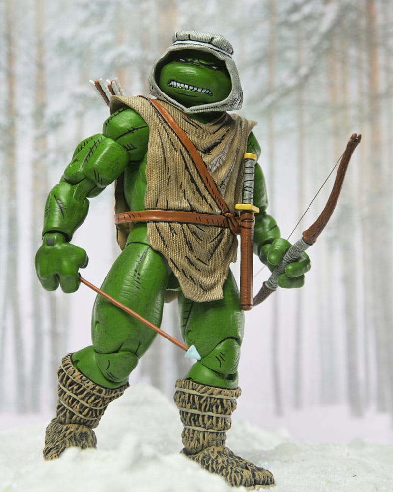 🧪 LAB | SU ORDINAZIONE Teenage Mutant Ninja Turtles Action Figure Hunter Leo 18 cm