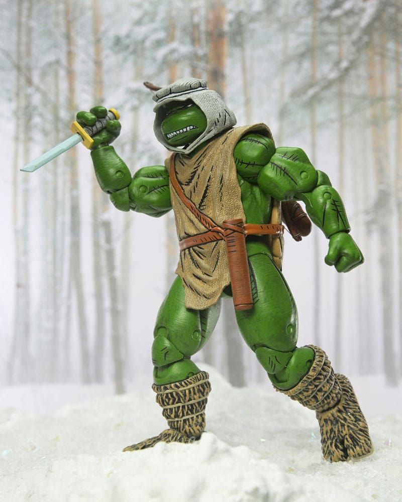 🧪 LAB | SU ORDINAZIONE Teenage Mutant Ninja Turtles Action Figure Hunter Leo 18 cm