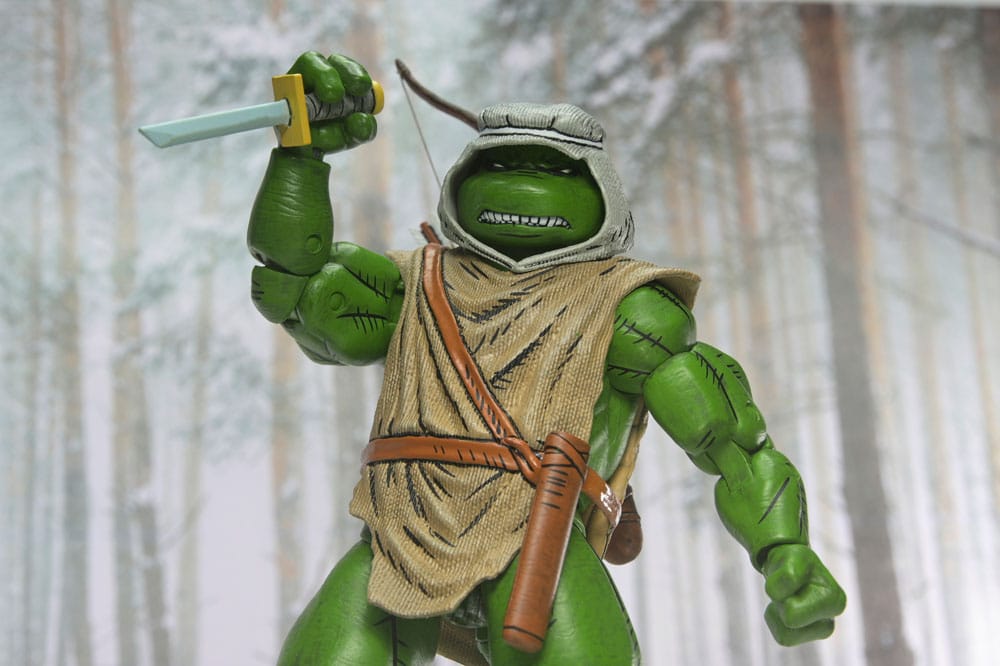 🧪 LAB | SU ORDINAZIONE Teenage Mutant Ninja Turtles Action Figure Hunter Leo 18 cm