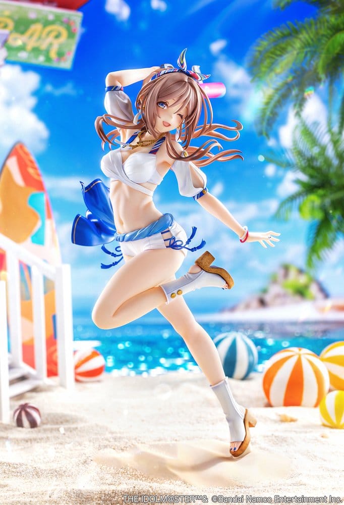 PREORDINE+ 05/2027 The Idolmaster Gakuen PVC Figure 1/7 Himesaki Rinami Kimi to Semi Blue Ver. With Bonus 27 cm