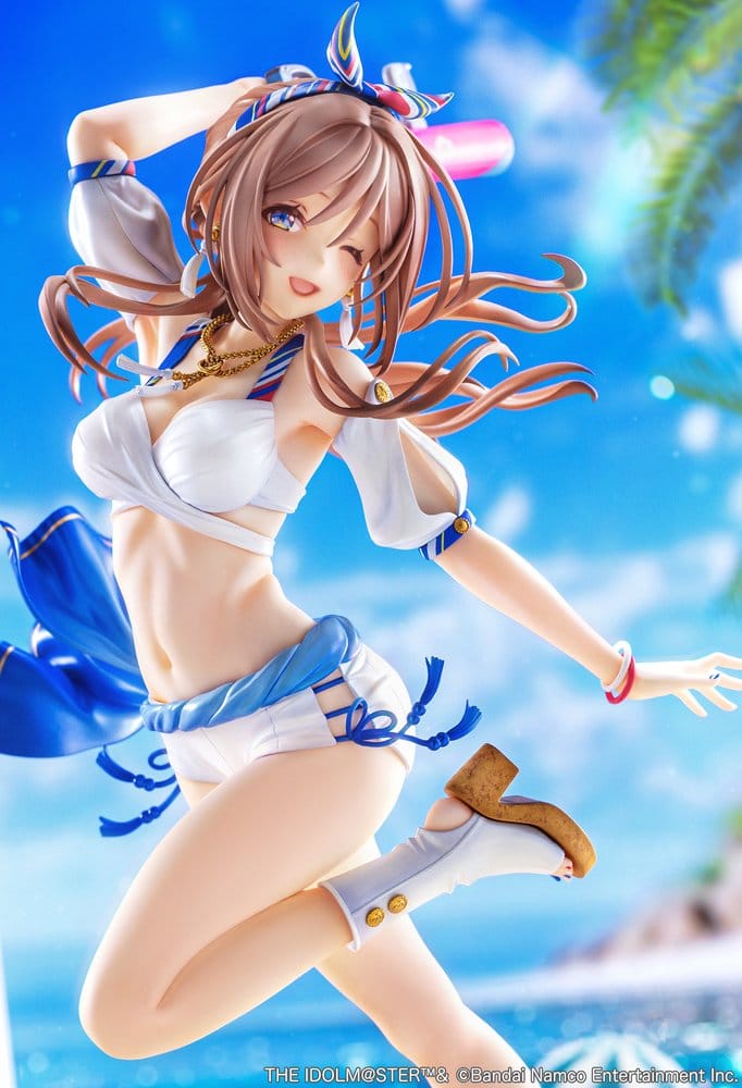 PREORDINE+ 05/2027 The Idolmaster Gakuen PVC Figure 1/7 Himesaki Rinami Kimi to Semi Blue Ver. With Bonus 27 cm