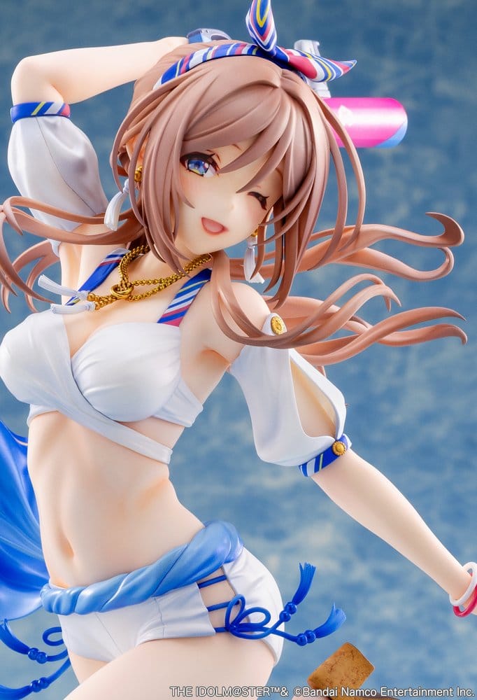 PREORDINE+ 05/2027 The Idolmaster Gakuen PVC Figure 1/7 Himesaki Rinami Kimi to Semi Blue Ver. With Bonus 27 cm