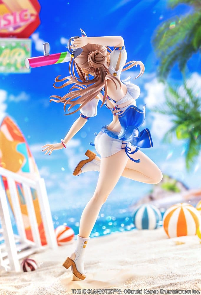 PREORDINE+ 05/2027 The Idolmaster Gakuen PVC Figure 1/7 Himesaki Rinami Kimi to Semi Blue Ver. With Bonus 27 cm