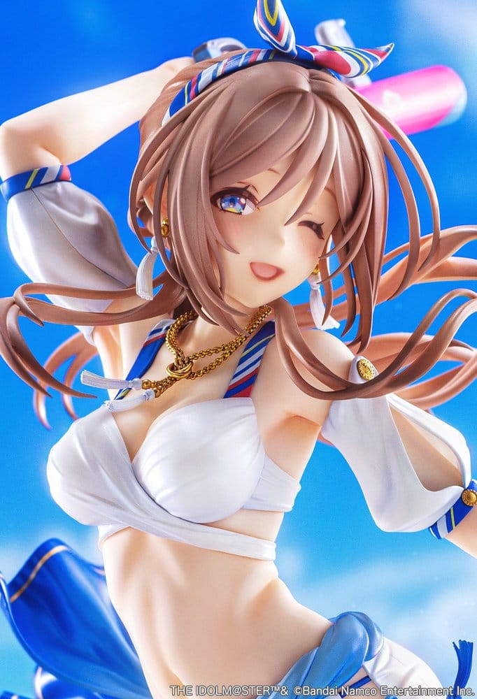 PREORDINE+ 05/2027 The Idolmaster Gakuen PVC Figure 1/7 Himesaki Rinami Kimi to Semi Blue Ver. With Bonus 27 cm