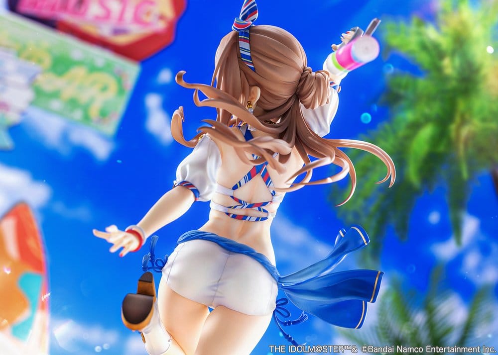 PREORDINE+ 05/2027 The Idolmaster Gakuen PVC Figure 1/7 Himesaki Rinami Kimi to Semi Blue Ver. With Bonus 27 cm