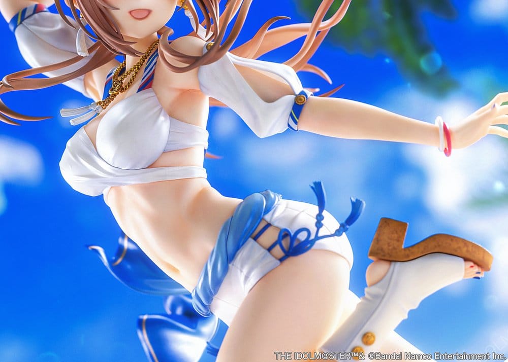 PREORDINE+ 05/2027 The Idolmaster Gakuen PVC Figure 1/7 Himesaki Rinami Kimi to Semi Blue Ver. With Bonus 27 cm