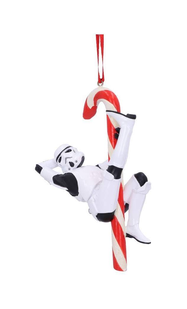 AUF BESTELLUNG HERGESTELLT Original Stormtrooper Baumschmuck zum Aufhängen Zuckerstange 12cm *SONDERPREIS*