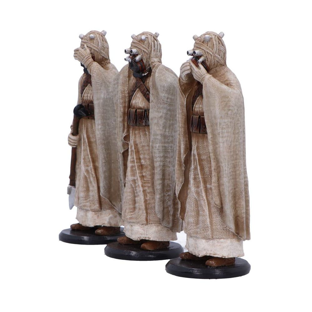 🧪 LAB | SU ORDINAZIONE Original Stormtrooper Statue Three Wise Tusken Raiders 14 cm  