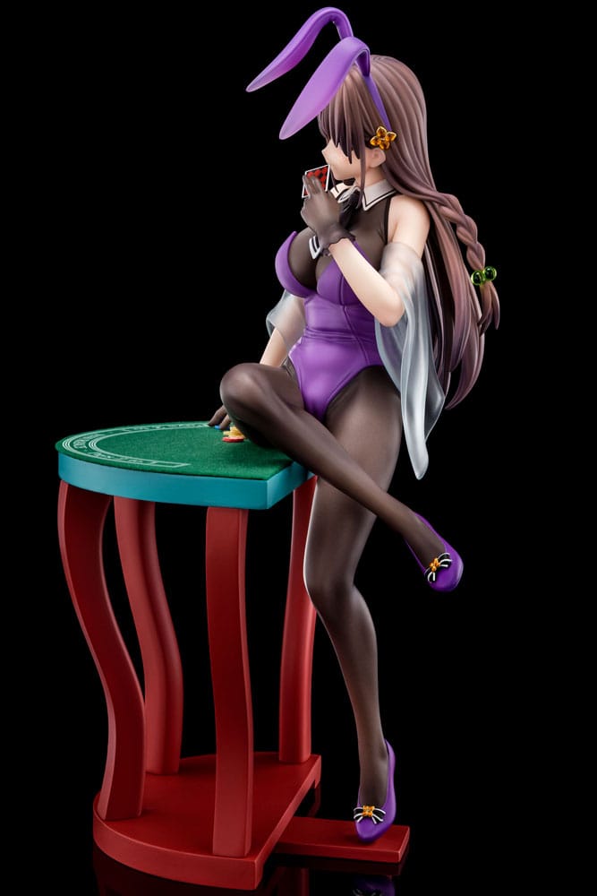 PREORDINE CHIUSO 03/2025 The Demon Sword Master of Excalibur Academy Statue 1/6 Elfine Phillet wearing flower's purple bunny costume with Nip Slip Gimmick System 17 cm  (PREORDINE NON CANCELLABILE)