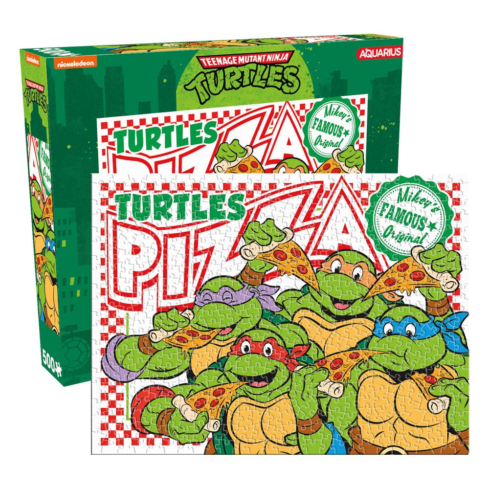 AUF BESTELLUNG gefertigtes Teenage Mutant Ninja Turtles Puzzle Pizza (500 Teile)