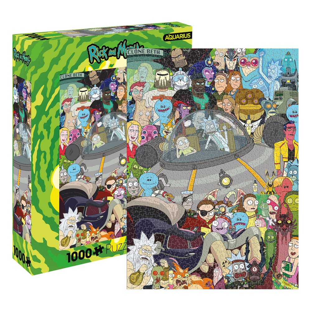 AUF BESTELLUNG HERGESTELLT Rick and Morty Puzzle-Gruppe (1000 Teile)