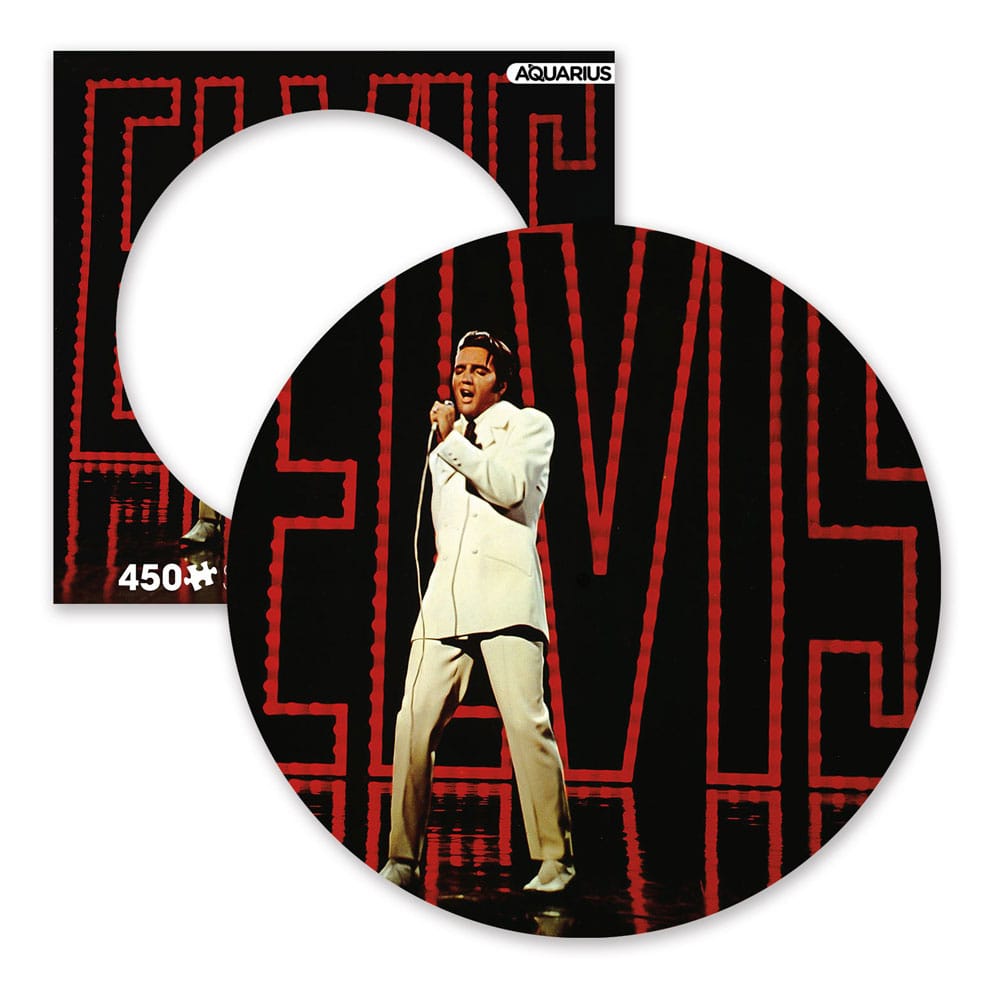 AUF BESTELLUNG HERGESTELLT: Elvis: '68 Comeback, 450-teiliges Bild-Disc-Puzzle