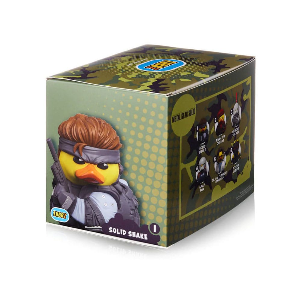 🧪 LAB | SU ORDINAZIONE Metal Gear Solid Tubbz PVC Figure Solid Snake Boxed Edition 10 cm 