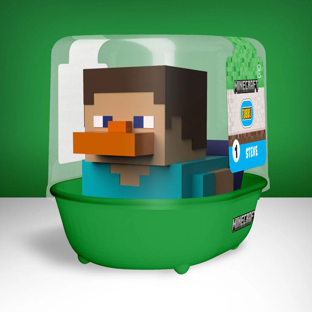 🧪 LAB | SU ORDINAZIONE Minecraft Tubbz PVC Figure Steve 1st Edition 10 cm  