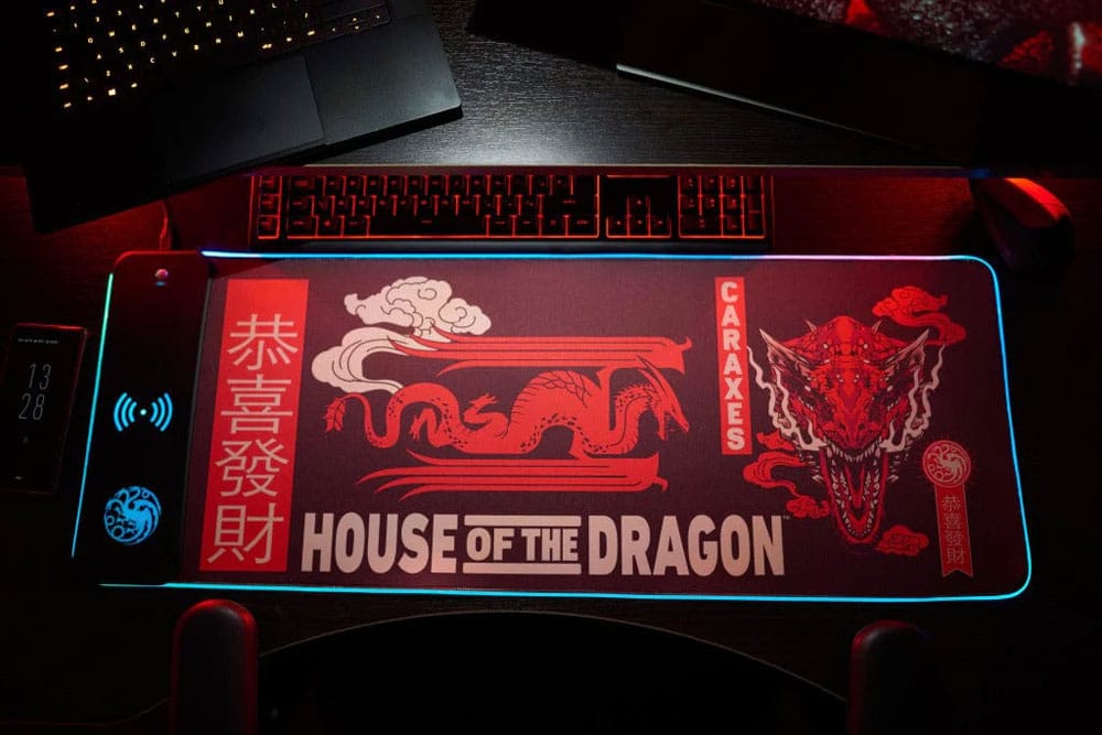 MADE TO ORDER House of the Dragon Mousepad with Mobile Charger *SPECIAL PRICE*