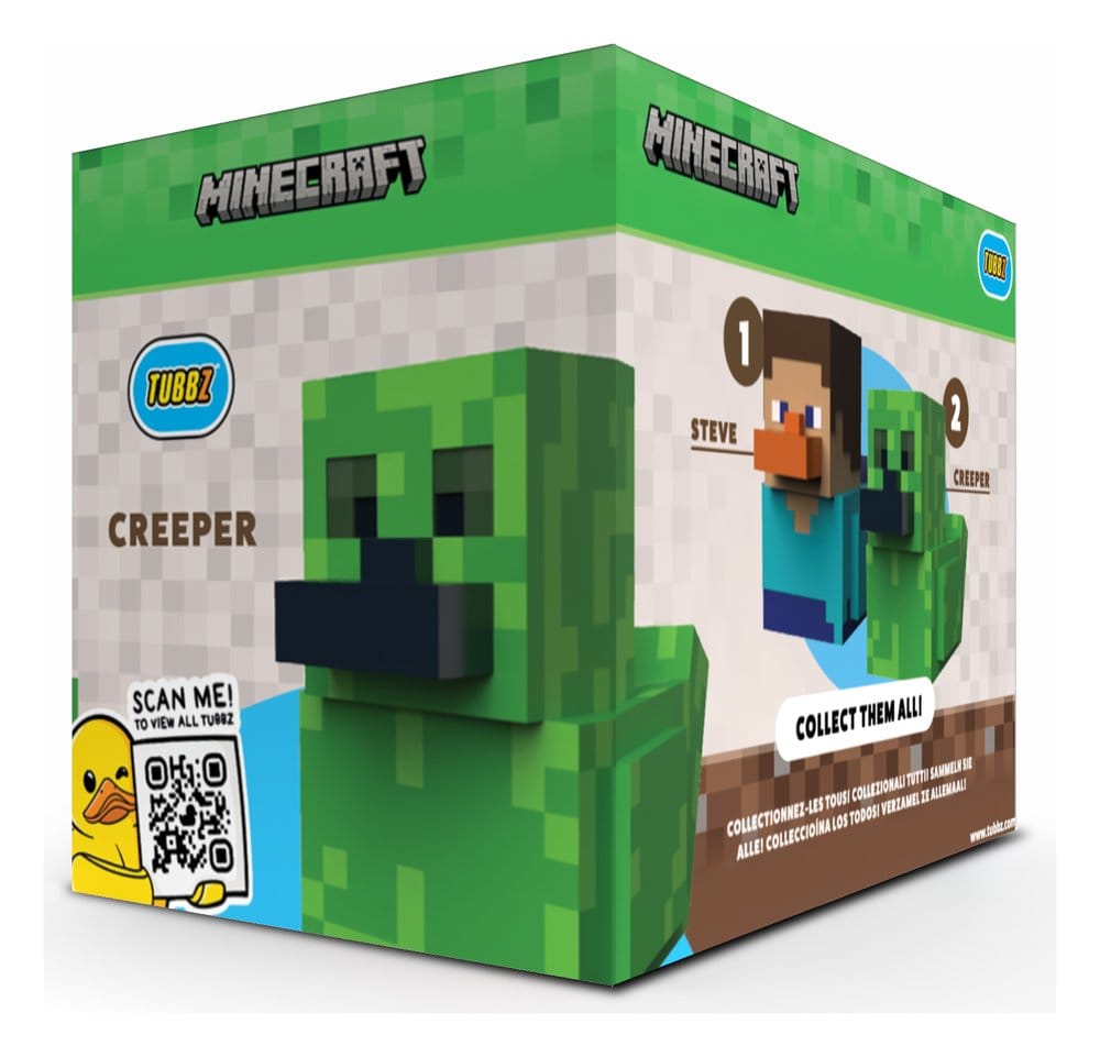 🧪 LAB | SU ORDINAZIONE Minecraft Tubbz PVC Figure Creeper Boxed Edition 10 cm   
