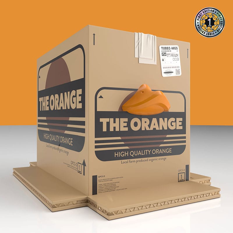 🧪 LAB | SU ORDINAZIONE Metal Gear Solid Tubbz PVC Figure The Orange Box Boxed Edition 10 cm 