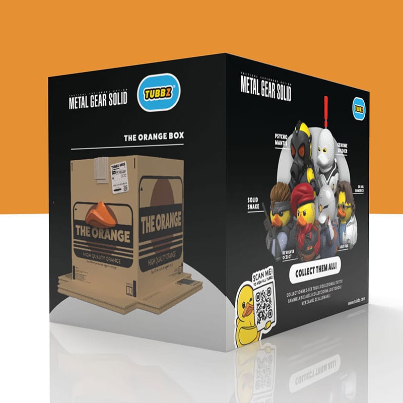🧪 LAB | SU ORDINAZIONE Metal Gear Solid Tubbz PVC Figure The Orange Box Boxed Edition 10 cm 
