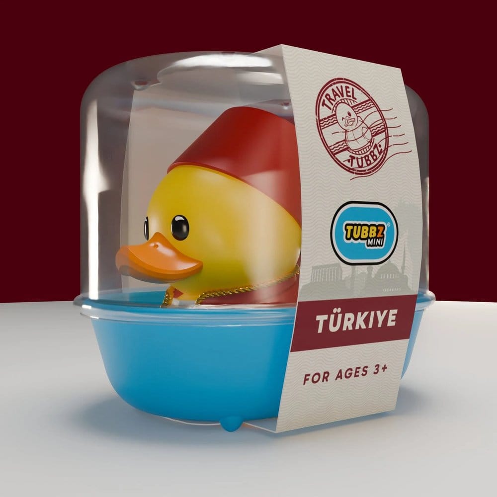 🧪 LAB | SU ORDINAZIONE Travel Tubbz Mini PVC Figure Turkey 5 cm  