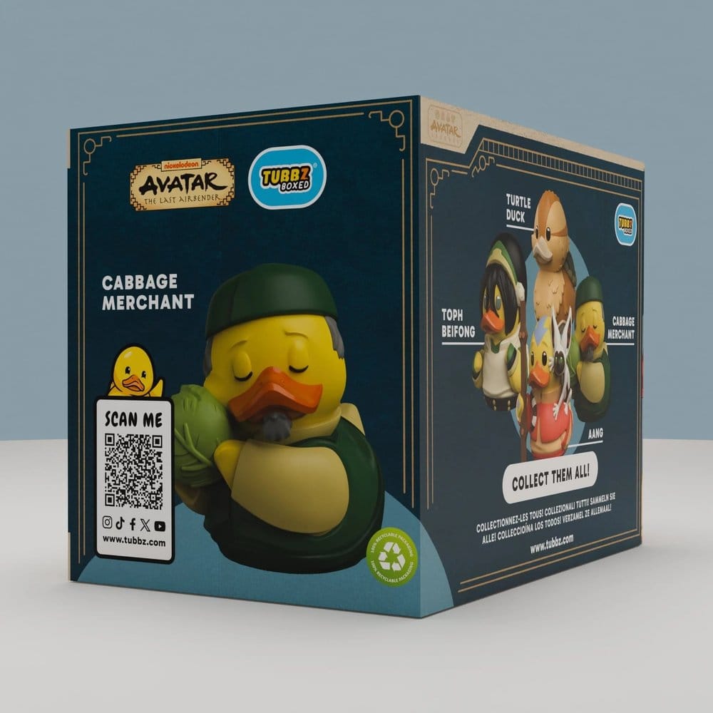 🧪 LAB | SU ORDINAZIONE Avatar: The Last Airbender Tubbz PVC Figure Cabbage Merchant Boxed Edition 10 cm            